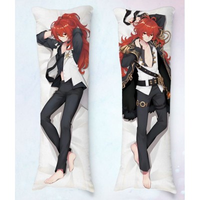 Travesseiro Dakimakura Diluc Genshin Impact 03