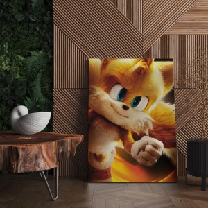 Quadro Decorativo Cinema Sonic 03 Tails