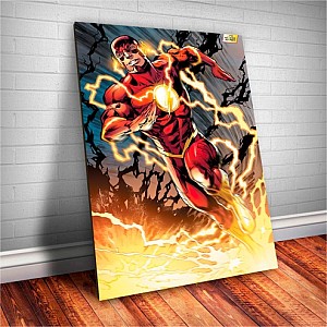 Placa Decorativa DC Heróis Flash Mod.01