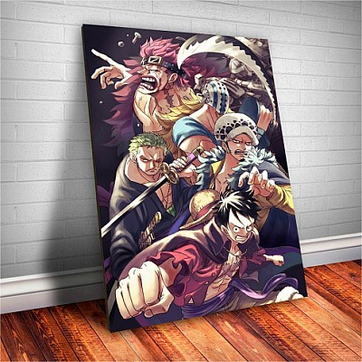 Placa Decorativa One Piece Super Novas Mod.01