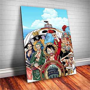 Placa Decorativa One Piece Tripulação Do Luffy Mod.02