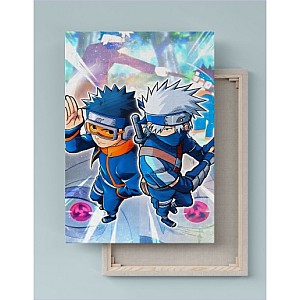 Quadro Decorativo Canvas Naruto , Obito e Kakashi 01