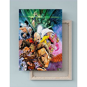 Quadro Decorativo Canvas One Punch-Man Heróis 01