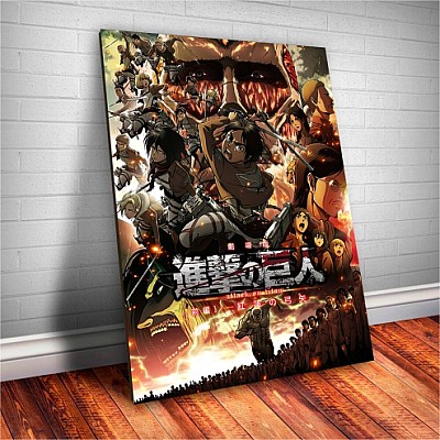 Placa Decorativa Attack on Titan Mod.01