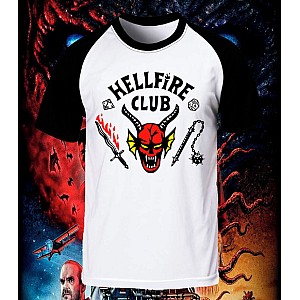 Camiseta Stranger Things HellFire Club Poliester