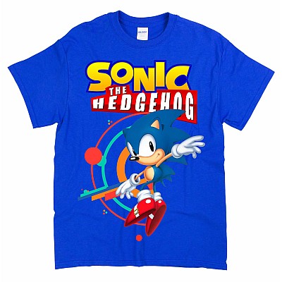 Camiseta Azul Sonic mod.01