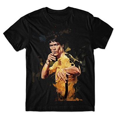 Camiseta Bruce lee preta mod.01