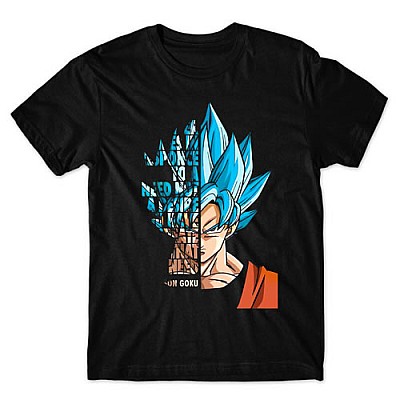 Camiseta Preta Dragon Ball Mod.01