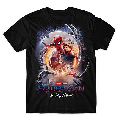 Camiseta  Preta Homem Aranha Mod.01