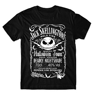 Camiseta Preta Jack Esqueleto   Mod.02