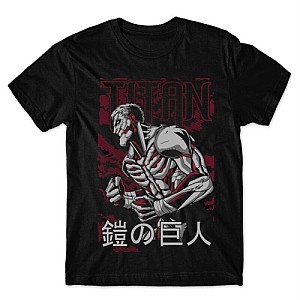 Camiseta Attack on Titan Titan Encouraçado Mod.01