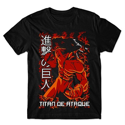 Camiseta Attack on Titan Titan De Ataque  Mod.01