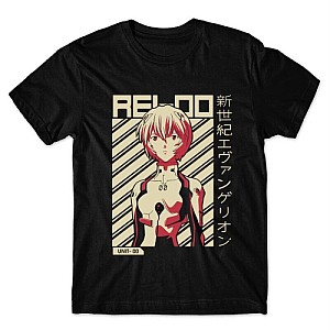 Camiseta  Evangelion Rei Ayanami Mod.01