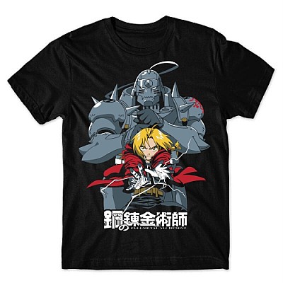 Camiseta Fullmetal Alchemist  Edward E Alphonse Elric Mod.02