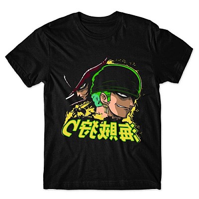 Camiseta One Piece Mihawk E Zoro Mod.01