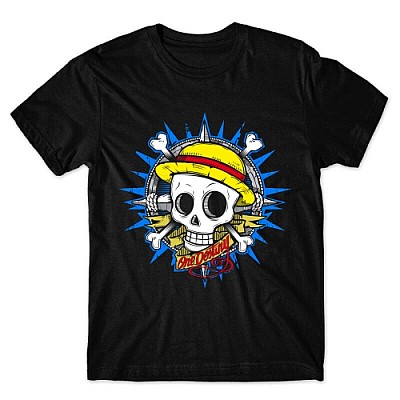 Camiseta One Piece Caveira Pirata  Mod.01