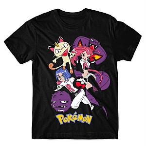 Camiseta Pokémon Equipe Rocket  Mod.01