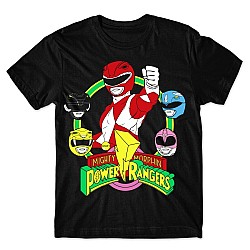 Camiseta Power Rangers  Mighty Morphin Mod.01