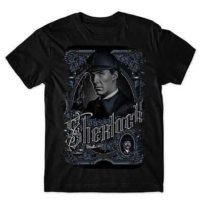 Camiseta Sherlock Holmes mod 01.