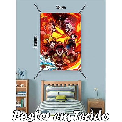 Bandeira Decorativa Demon Slayer  .Mod2