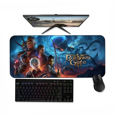 MousePad Gamer Grande Baldus Gate 01 60x35cm ou 80x35cm