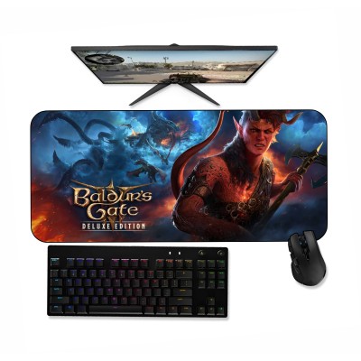 MousePad Gamer Grande Baldus Gate 02 60x35cm ou 80x35cm