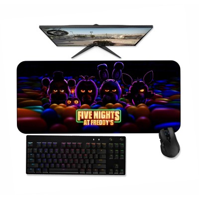 MousePad Gamer Five Nights of Fredy 06 09 60x35cm ou 80x35cm