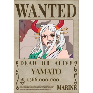 Placa Decorativa OnePiece Wanted Yamato