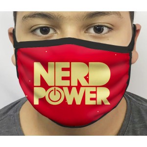 Máscara de Proteção Nerd Power