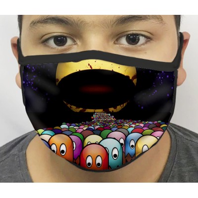 Máscara de Proteção Pac Man 01