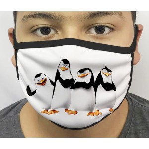 Máscara de Proteção Os Pinguins De Madagascar