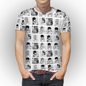 Camiseta FullArt BTS Mod.01 (Preto e Branco)