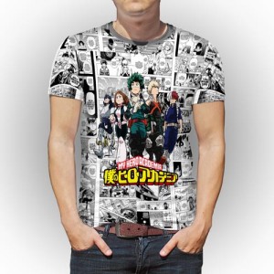 Camiseta FullArt Boku no Hero Mod.01