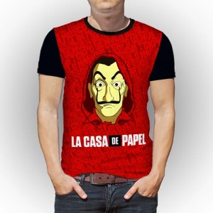 Camiseta FullArt La Casa de Papel Mod.02