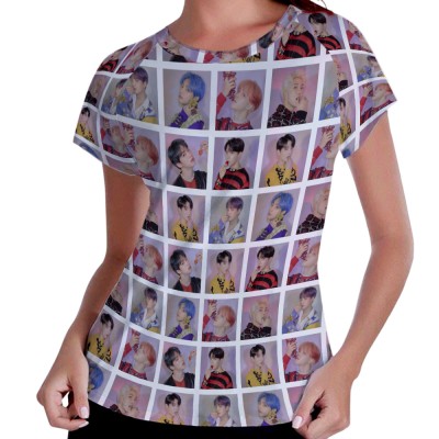 Camiseta Feminina - Raglan - BTS - Mod.04