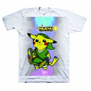 Camiseta - Pikachu traje do Link.