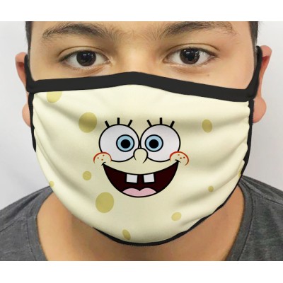 Máscara de Proteção Lavável Bob Esponja