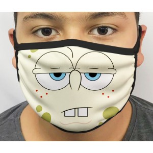 Máscara de Proteção Lavável Bob Esponja 01