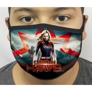 Máscara de Proteção Lavável Capitã Marvel
