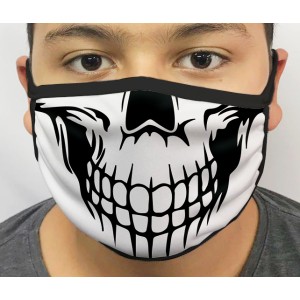 Máscara de Proteção Lavável Caveira 01