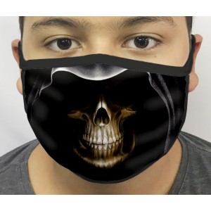 Máscara de Proteção Lavável Caveira 10