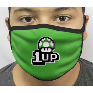 Máscara de Proteção Cogumelo Do Mario 01