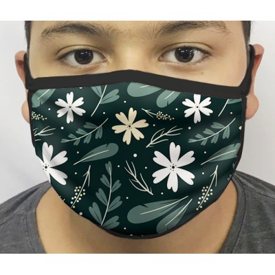 Máscara de Proteção Flores 01