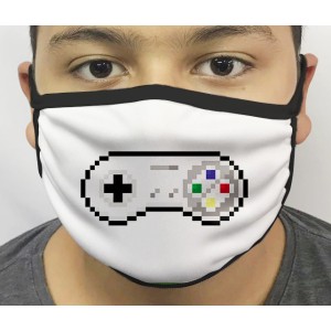 Máscara de Proteção Lavável Controle De Super Nintendo