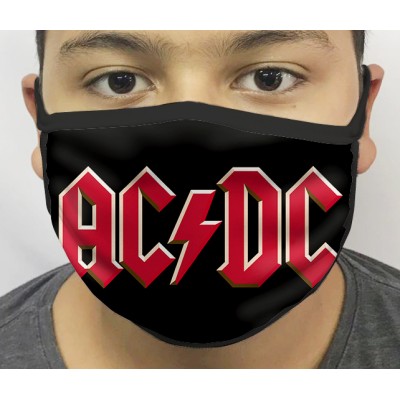 Máscara de Proteção Lavável Acdc