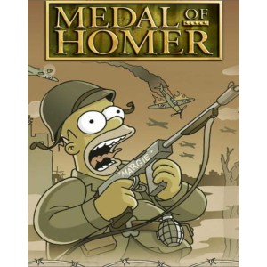 Placa Decorativa     Medal of Homer