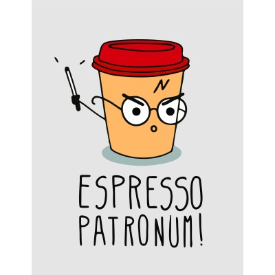 Placa Decorativa     Espresso patronum