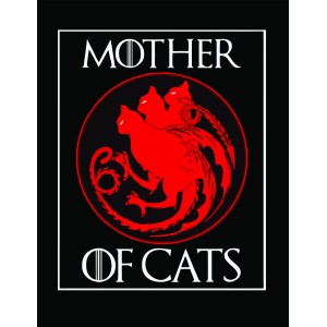 Placa Decorativa     mother of cats
