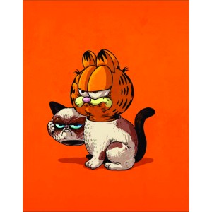 Placa Decorativa   Garfield