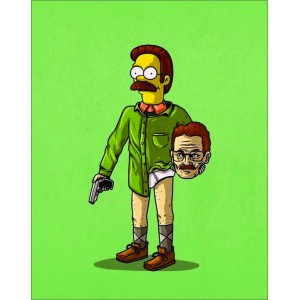 Placa Decorativa    Ned Flanders